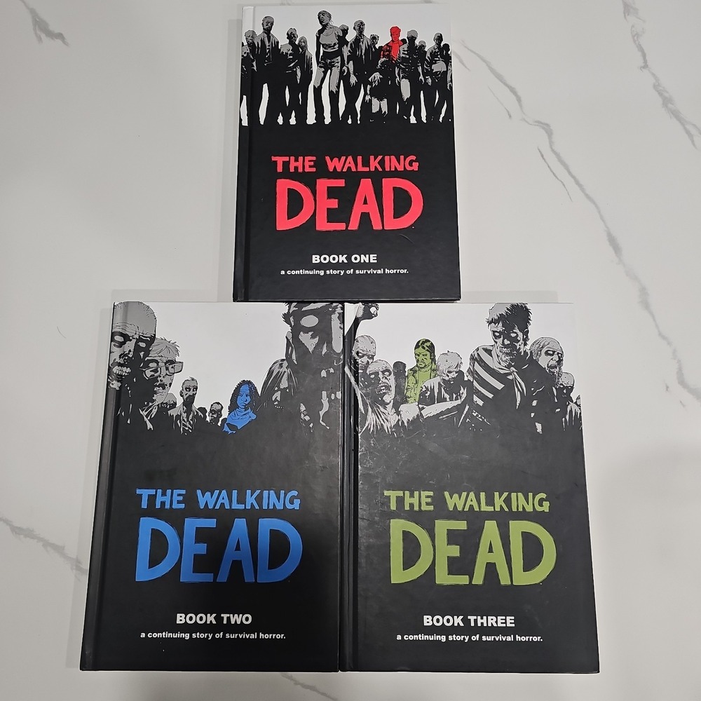 The Walking Dead Vol 1,2&3 Hard Cover Graphic Novel Robert Kirkman Image Comics